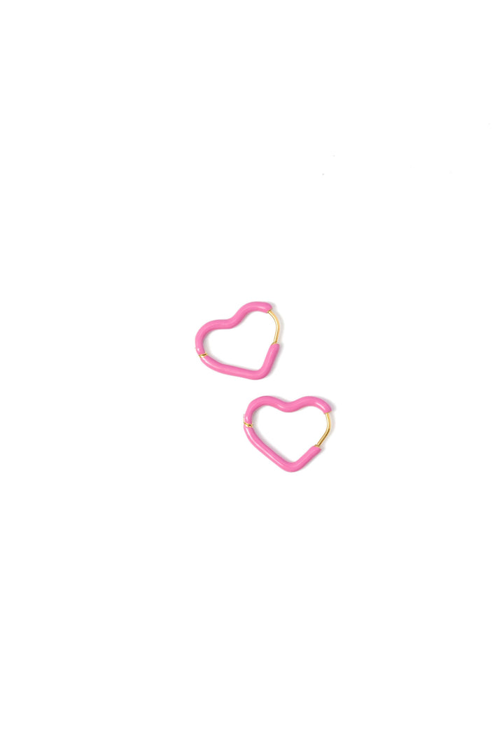 Enamel Heart Hoop