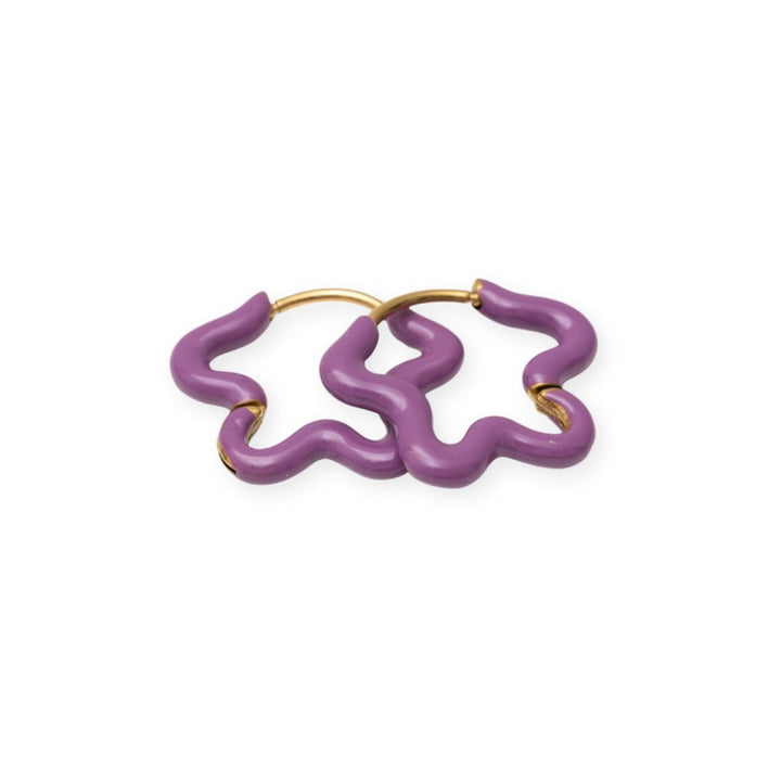 Enamel Flower Hoop