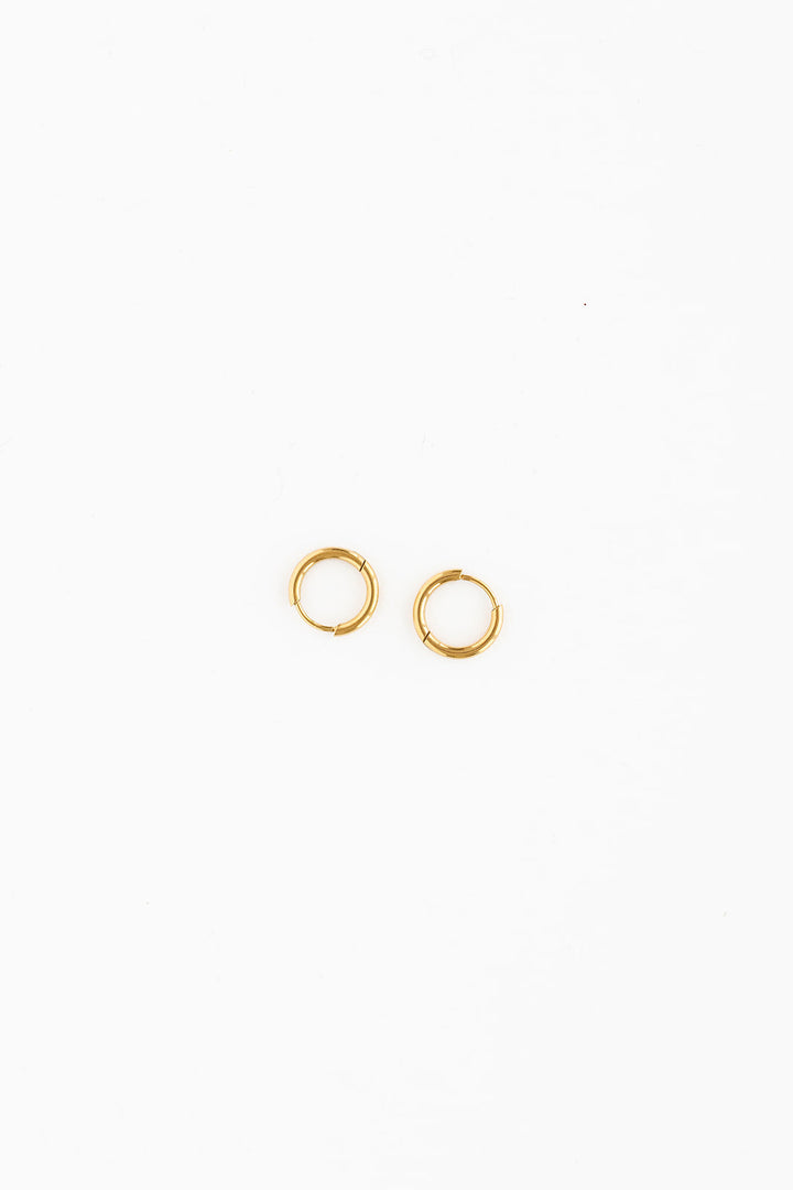 Endless Hoop Thin Gold