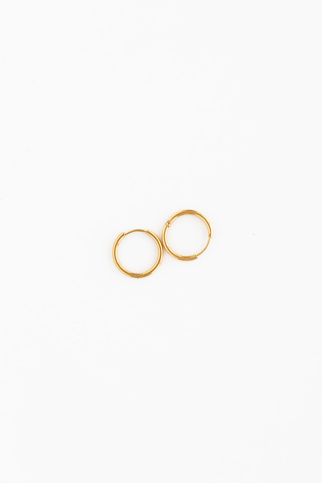 Endless Hoop Thin Gold