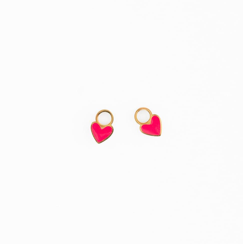 Enamel Heart Charm