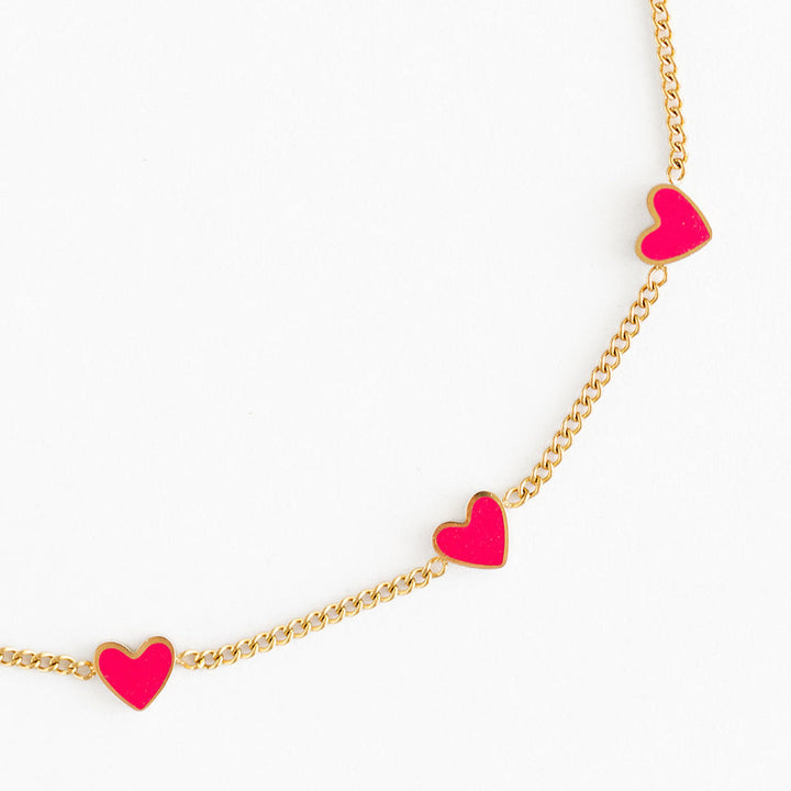 Neon Heart Necklace