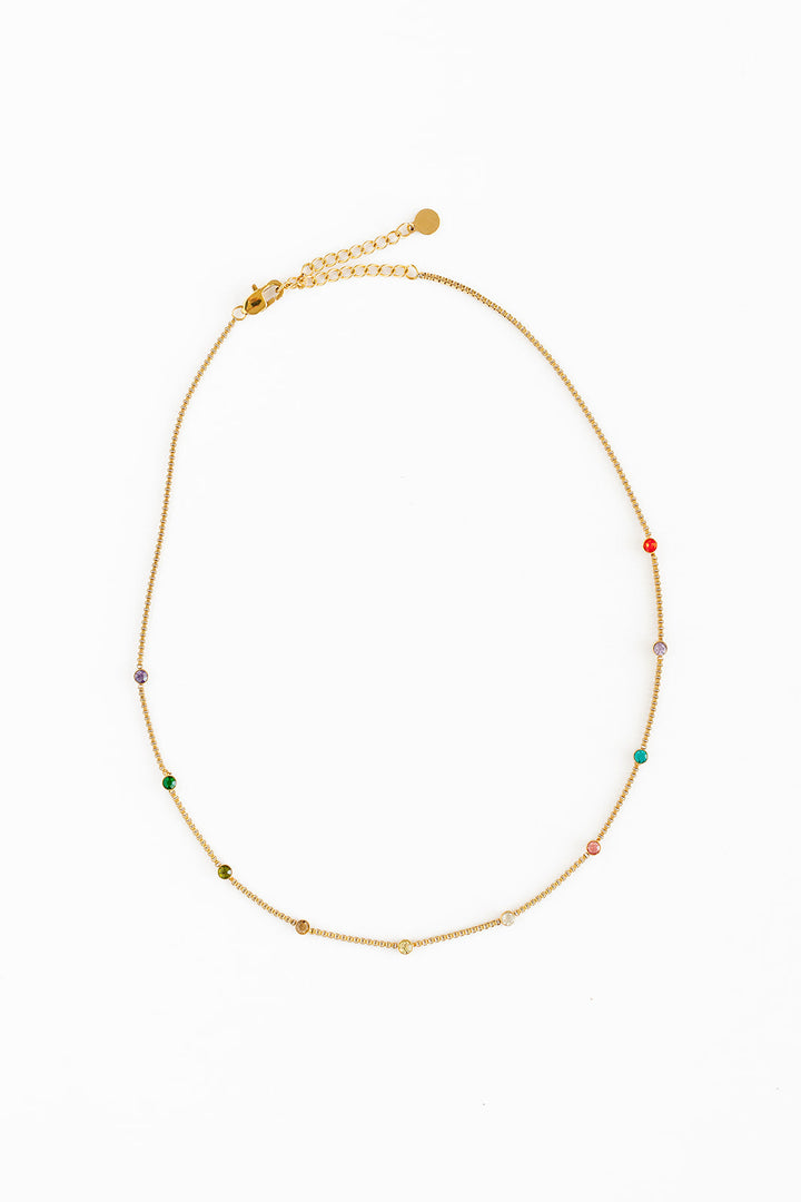 Rainbow Gem Necklace