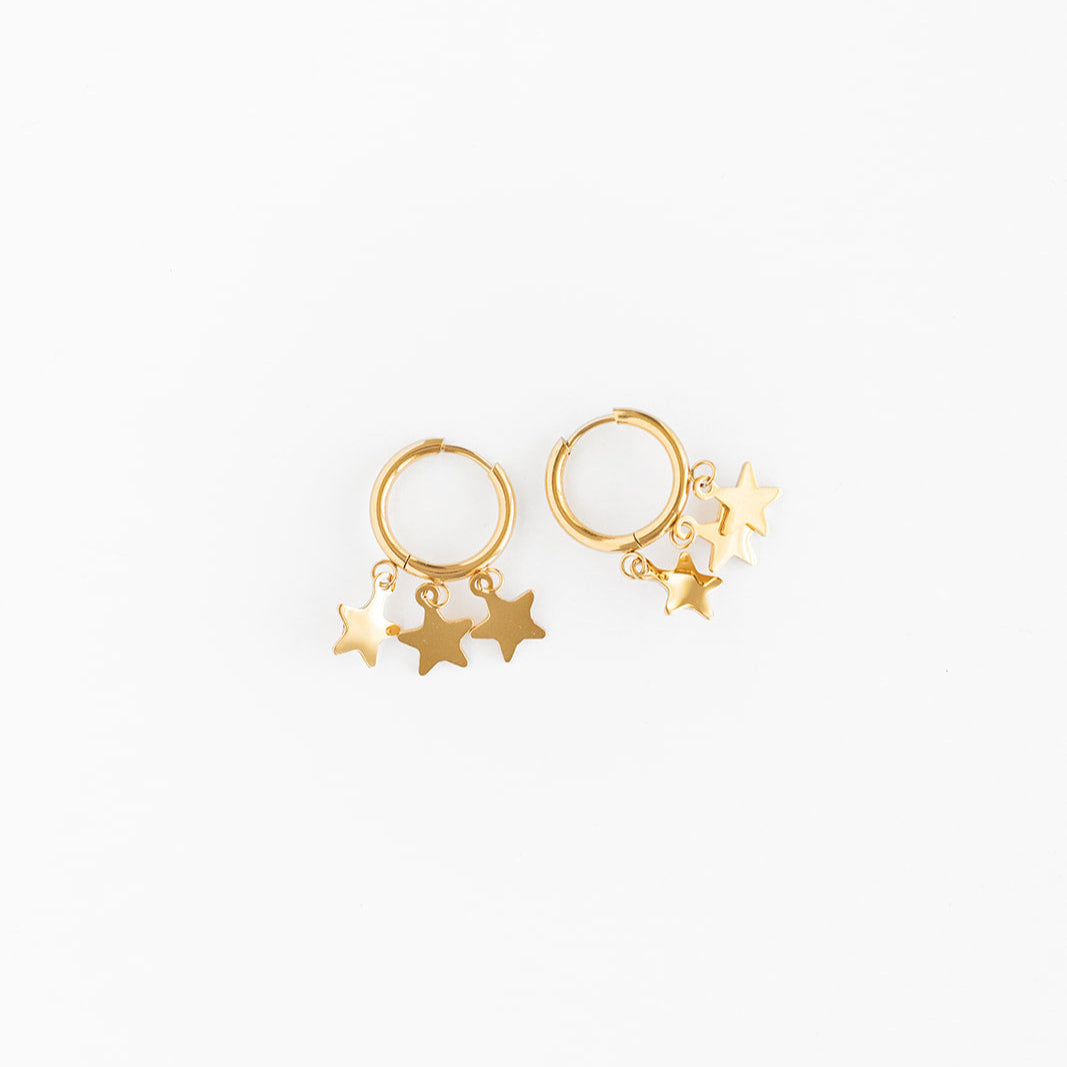 Triple Star Hoop