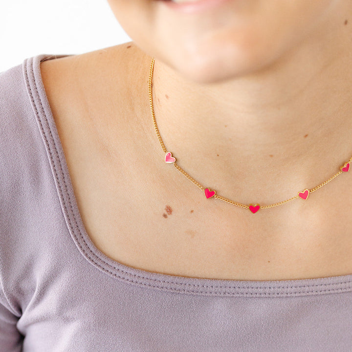 Neon Heart Necklace