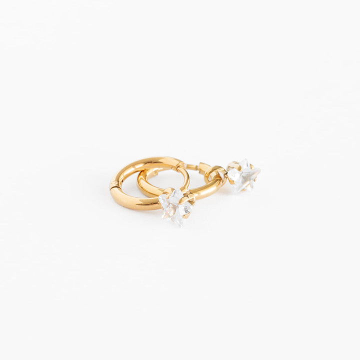 Star Diamond Hoop