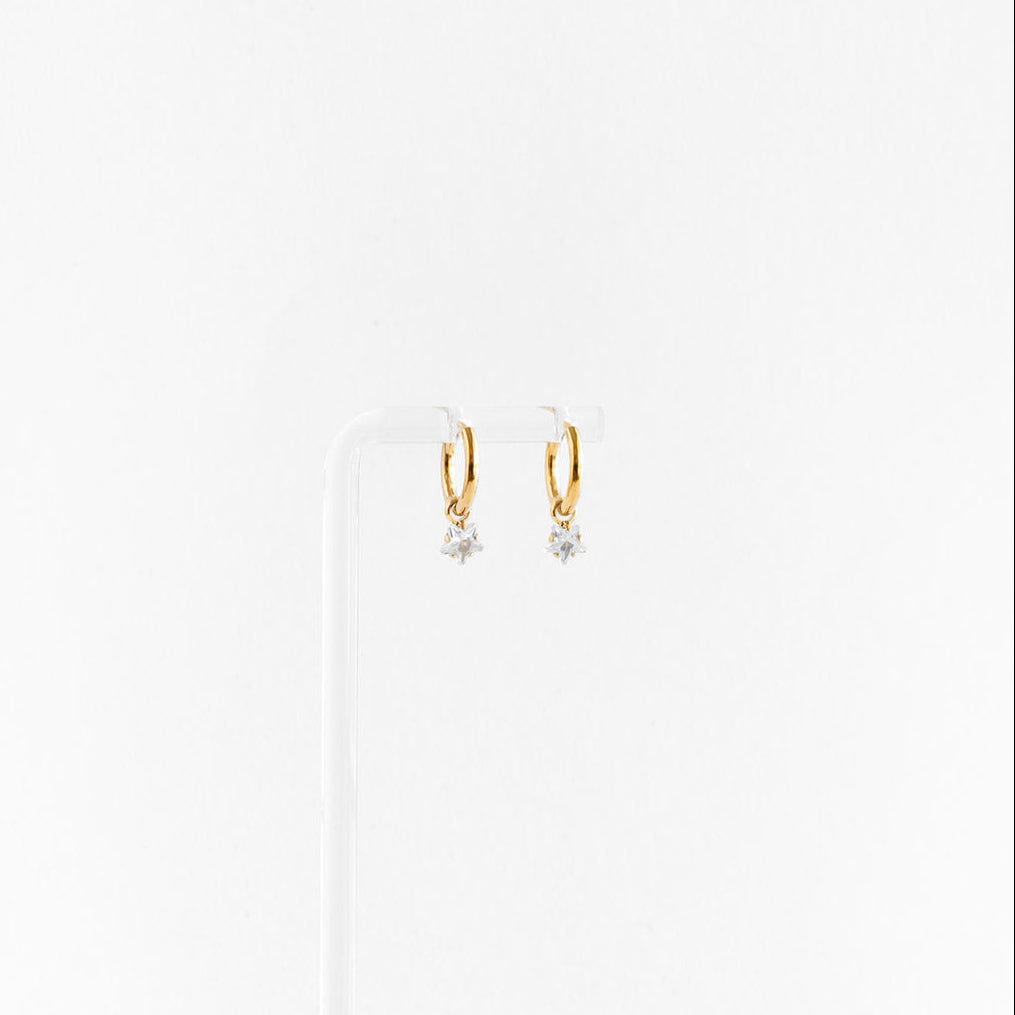 Star Diamond Hoop