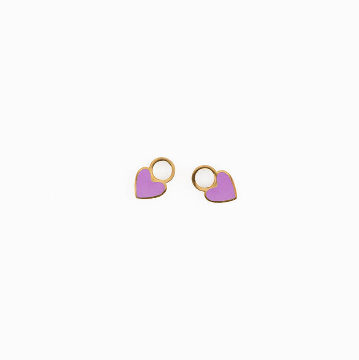 Enamel Heart Charm